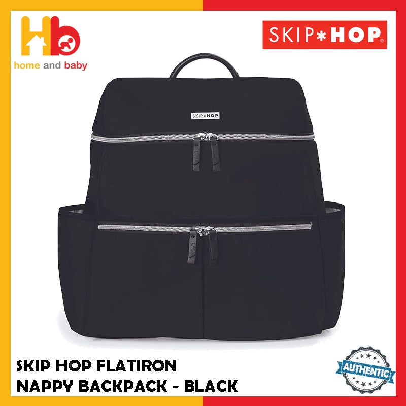 Skip Hop Flatiron Nappy Backpack - Black