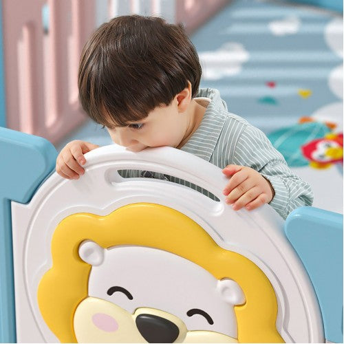 Lucky Baby Smart System Foldable Safety Play Yard - Lion