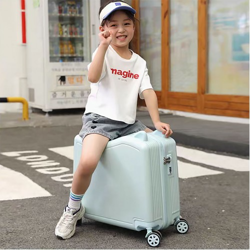 Kids Lightweight Cabin Size 20' Ride On Luggage - 3 Colours