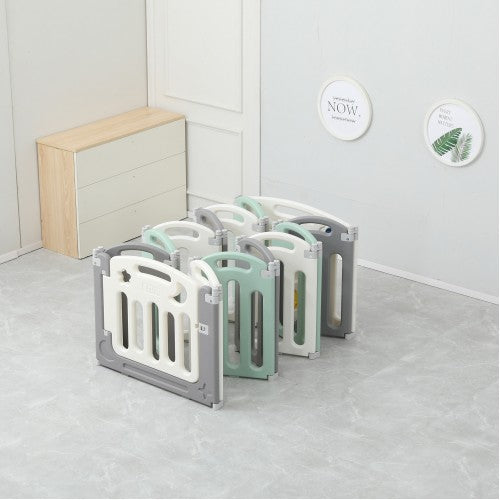 Lucky Baby Smart System Foldable Safety Play Yard - Moon Star