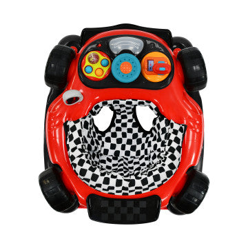 Racer Plus 2 In 1 Baby Walker/Rocker - Black