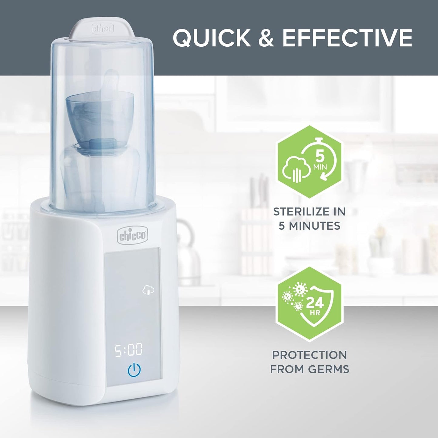 Chicco Digital Bottle Warmer & Sterilizer