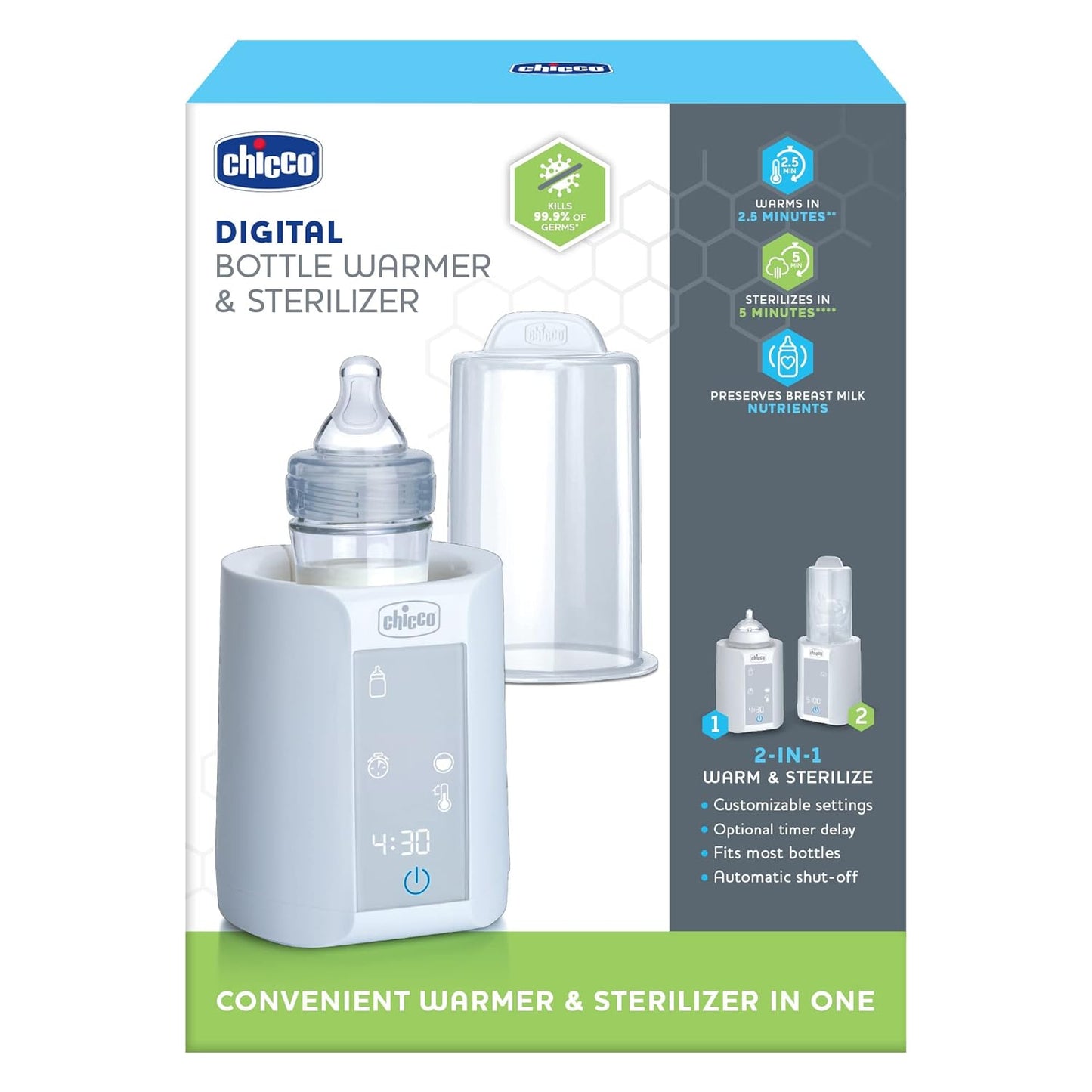 Chicco Digital Bottle Warmer & Sterilizer
