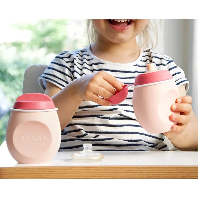 Beaba BabySqueez 2-in-1 - Pink 6mos+