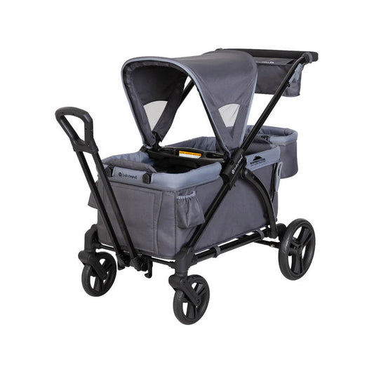 Baby Trend Expedition® 2-in-1 Stroller Wagon PLUS - Ultra Black/ Ultra Grey