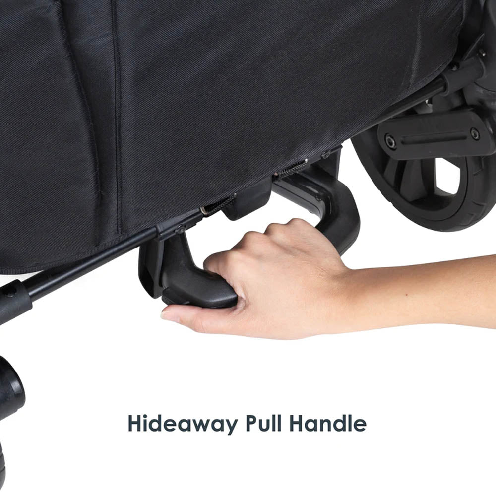 Baby Trend Expedition® 2-in-1 Stroller Wagon PLUS - Ultra Black/ Ultra Grey