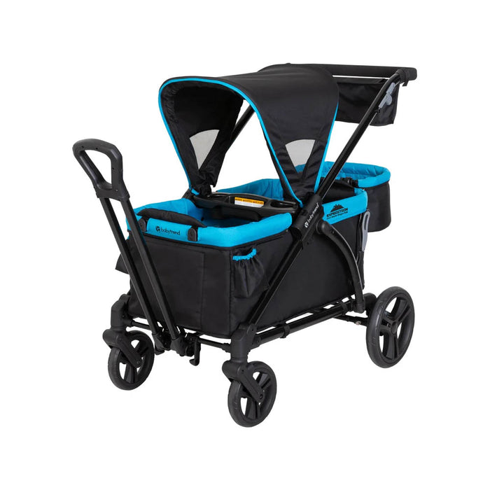 Baby Trend Expedition® 2-in-1 Stroller Wagon PLUS - Ultra Black/ Ultra Grey