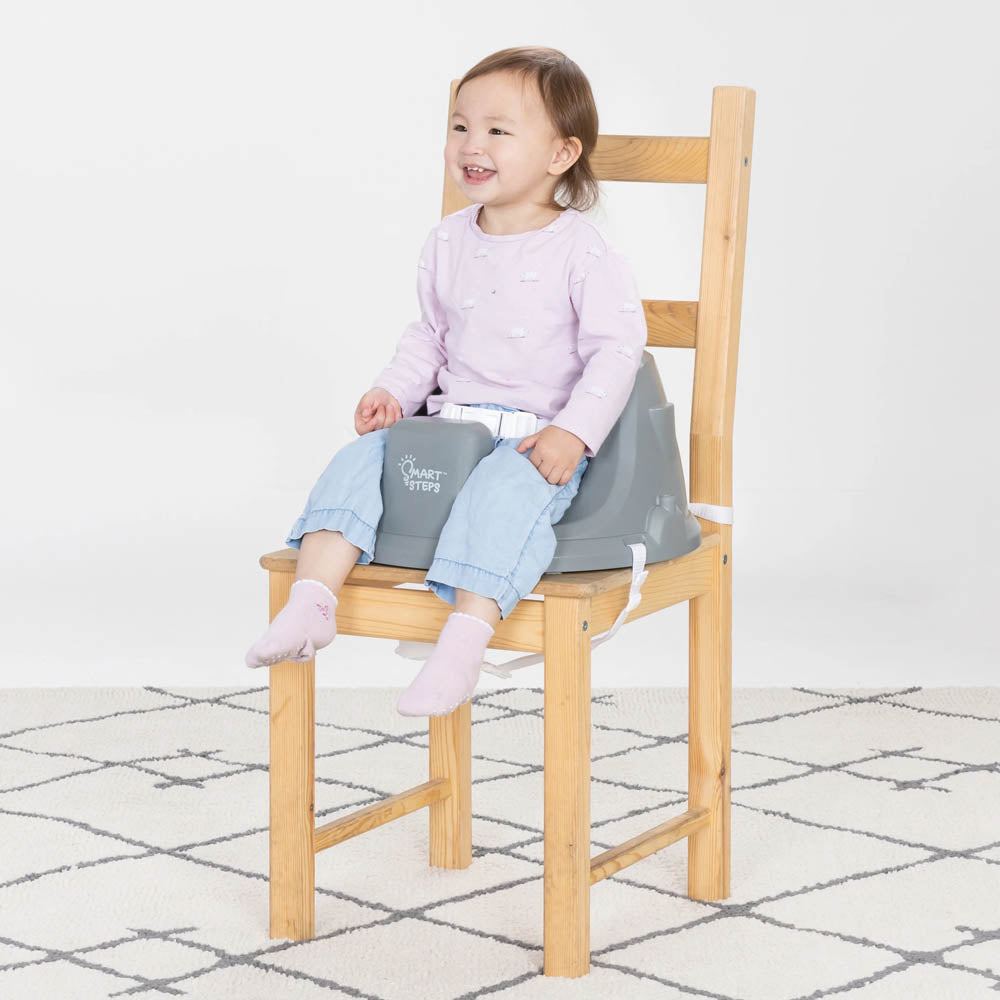 Baby Trend Smart Steps Explore N’ Play 5-in-1 Activity to Booster Seat - Blue Safari Fun