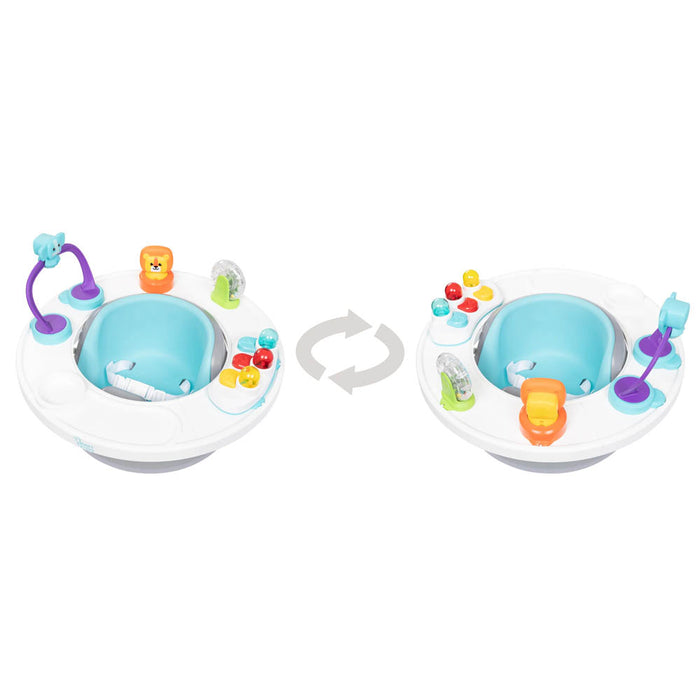 Baby Trend Smart Steps Explore N’ Play 5-in-1 Activity to Booster Seat - Blue Safari Fun
