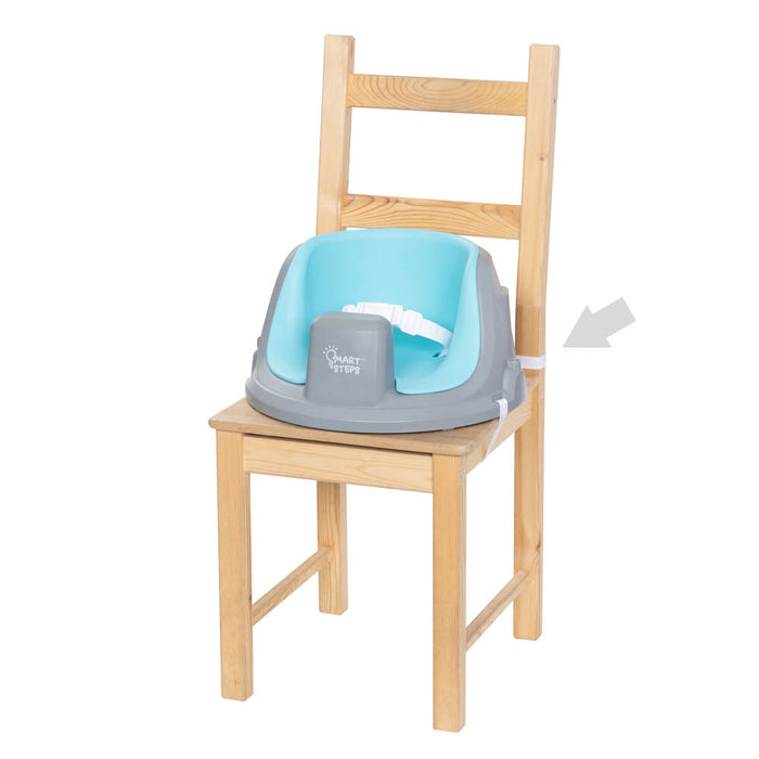 Baby Trend Smart Steps Explore N’ Play 5-in-1 Activity to Booster Seat - Blue Safari Fun