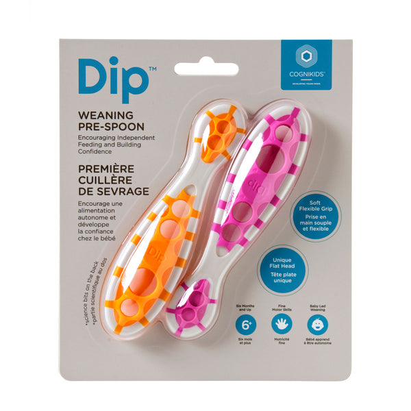 COGNIKIDS DIP 2-PACK WEANING PRE-SPOONS