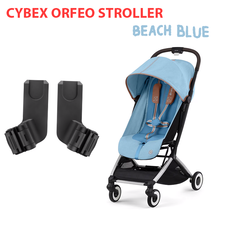 CYBEX ORFEO STROLLER (BEACH BLUE) + ORFEO CARSEAT ADAPTER