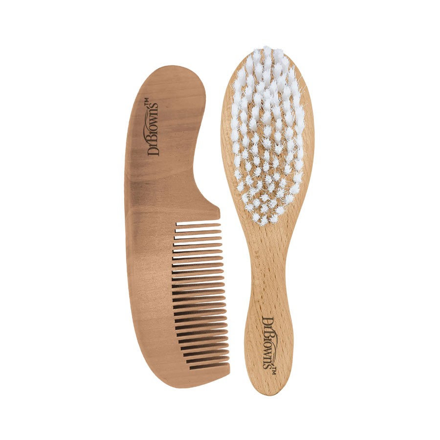Dr. Brown’s™ Soft and Safe Baby Brush + Comb
