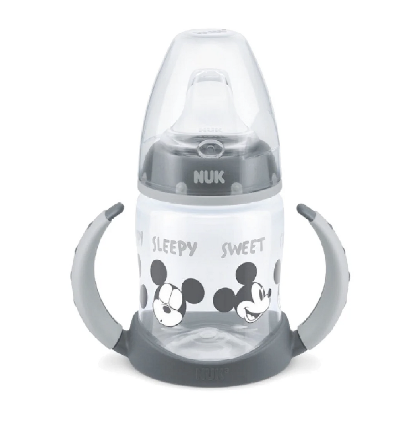 NUK Premium Choice PP 150ml Mickey / Minnie Mouse Temperature Control Learner Bottle