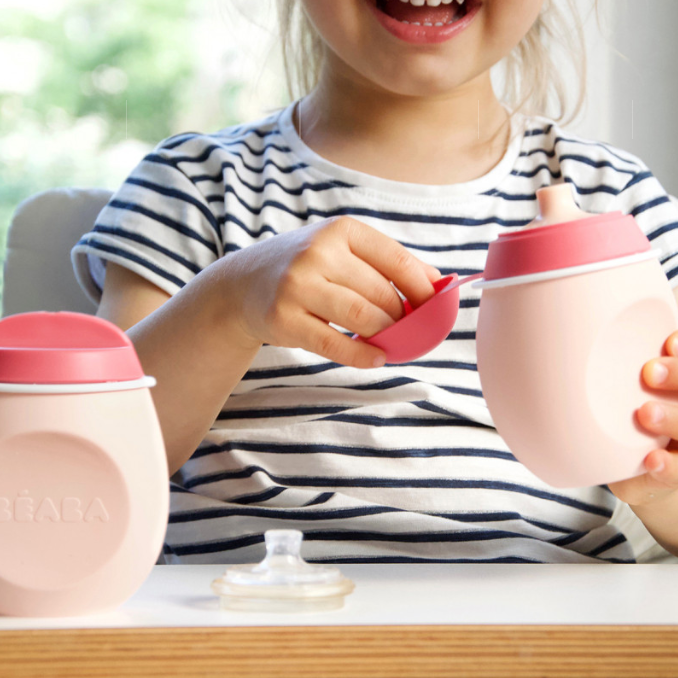 Beaba Squeez Portion - Pink 4mos+