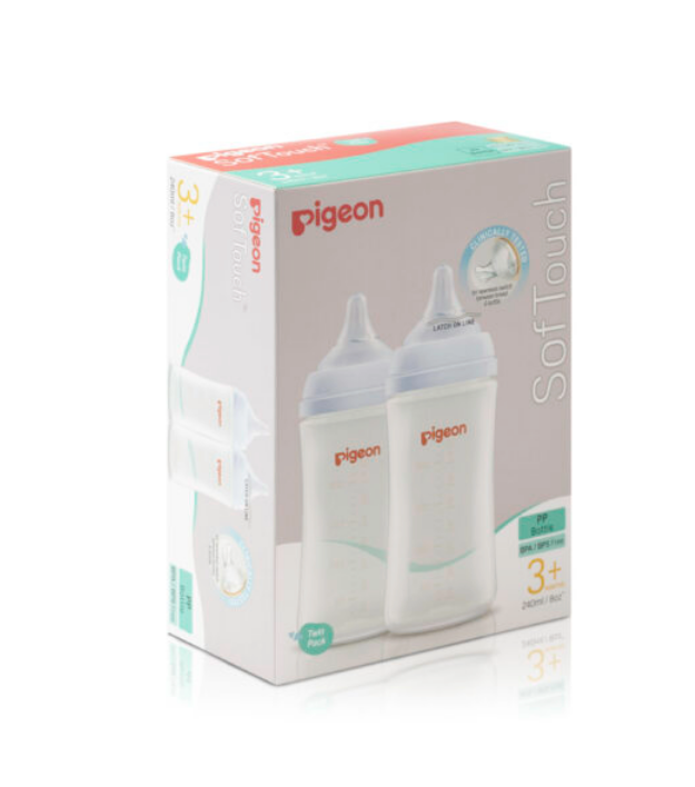 SofTouch™ PP Nursing Bottle - Twin Pack 240ml