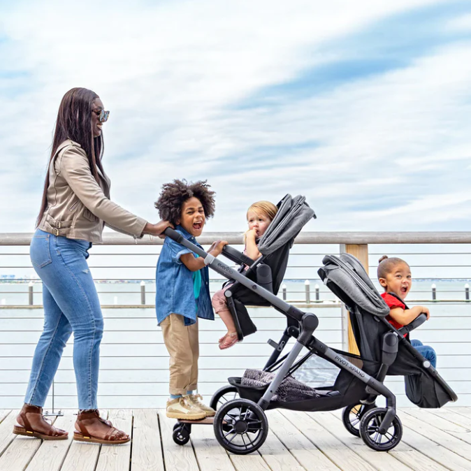 Evenflo Pivot Xpand™ Travel System w/ LiteMax Infant Car Seat - Ayrshire Black