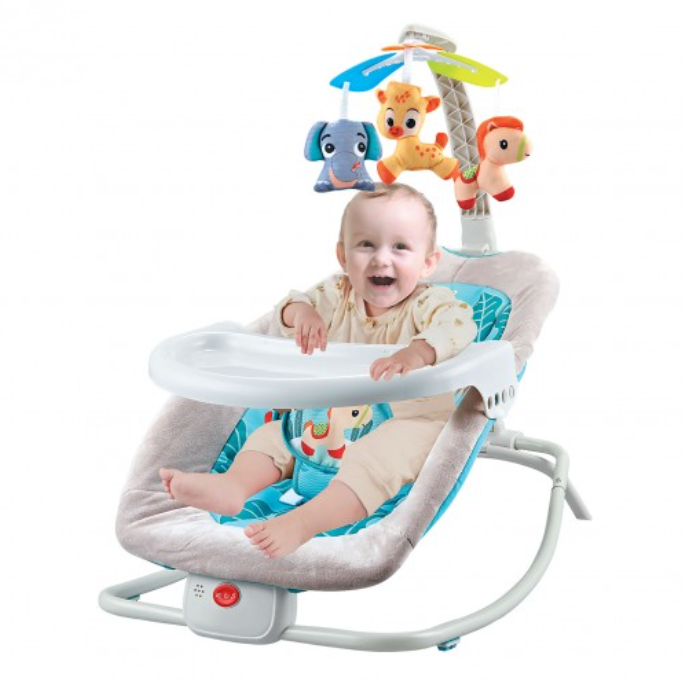 Infant to Toddler Deluxe Rocker - Safari