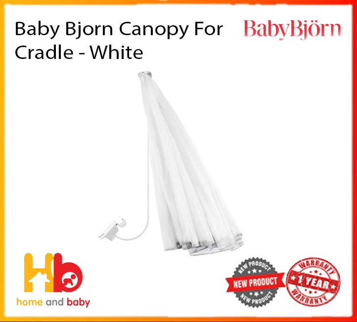 Baby Bjorn Canopy For Cradle - White