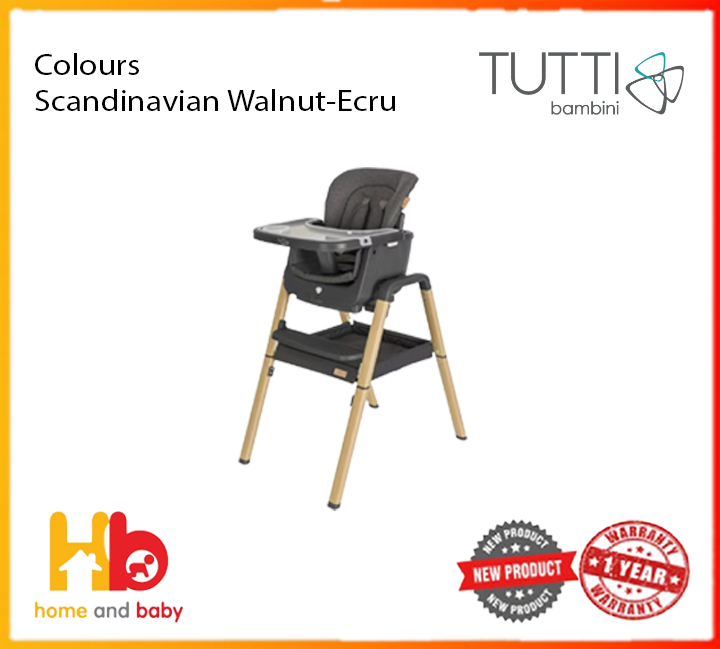 Tutti Bambini Nova Evolution High Chair - Assorted Colours
