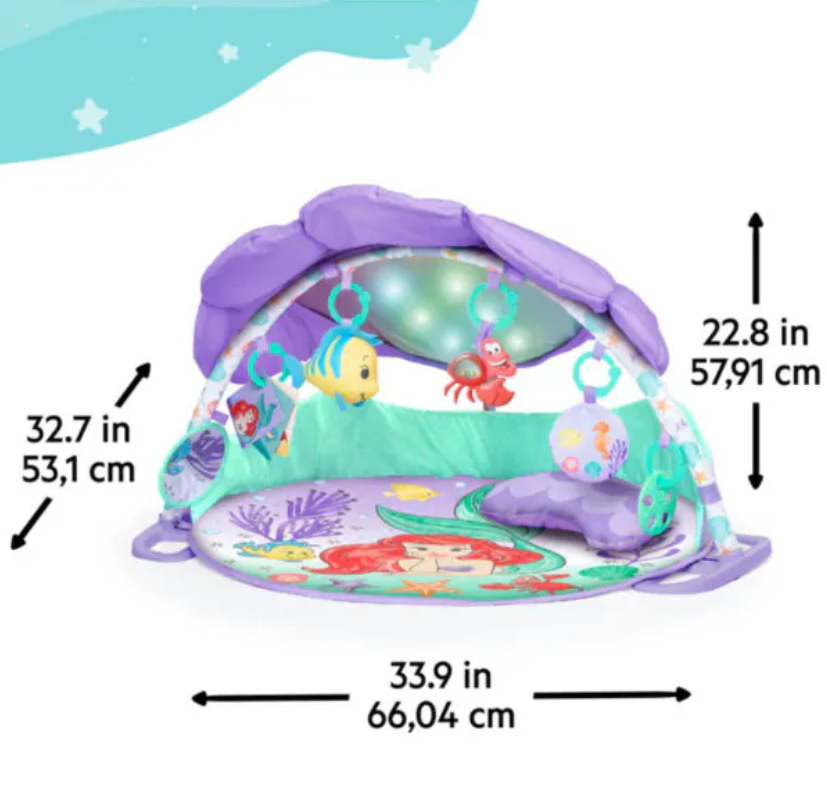 Bright Starts Disney Baby Little Mermaid Activity Gym