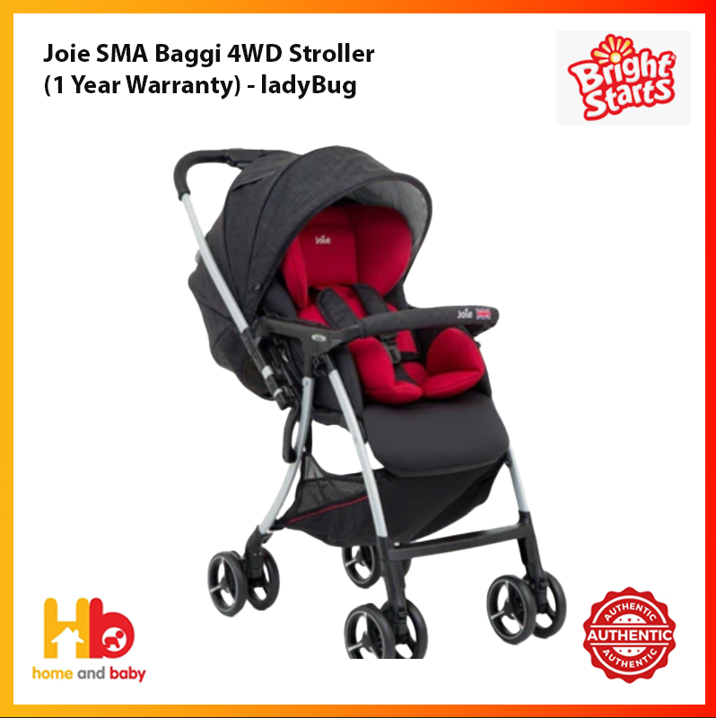 Joie SMA Baggi 4WD Stroller (1 Year Warranty)