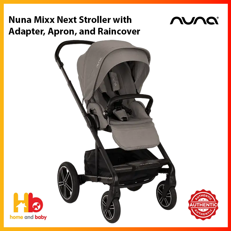 Nuna Mixx Next Stroller with Adapter, Apron, and Raincover