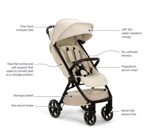 Nuna Trvl Lx Stroller - BMW Collection Mica
