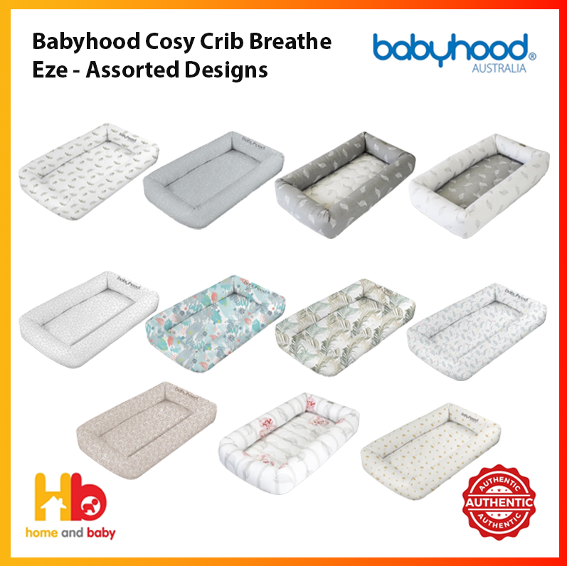 Babyhood Cosy Crib Breathe Eze - Assorted Designs