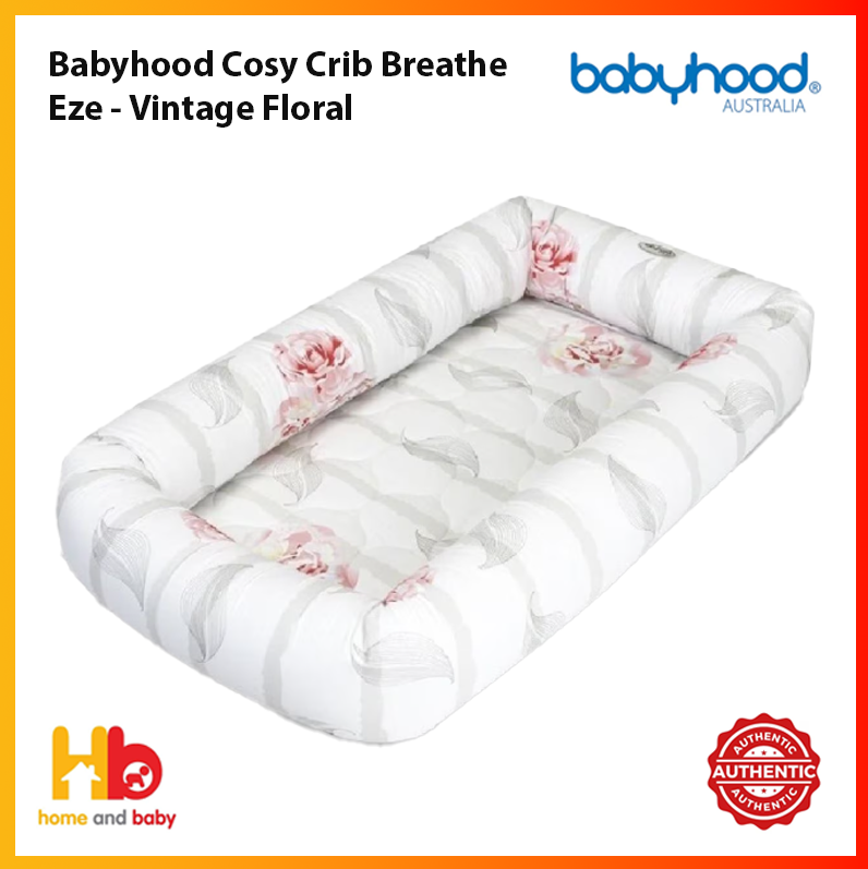 Babyhood Cosy Crib Breathe Eze - Assorted Designs