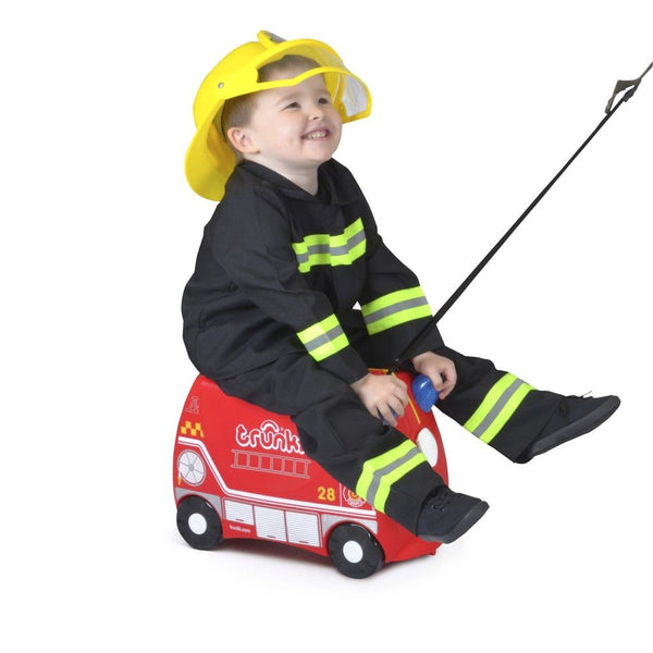 TRUNKI RIDE-ON LUGGAGE - FIRE ENGINE FRANK