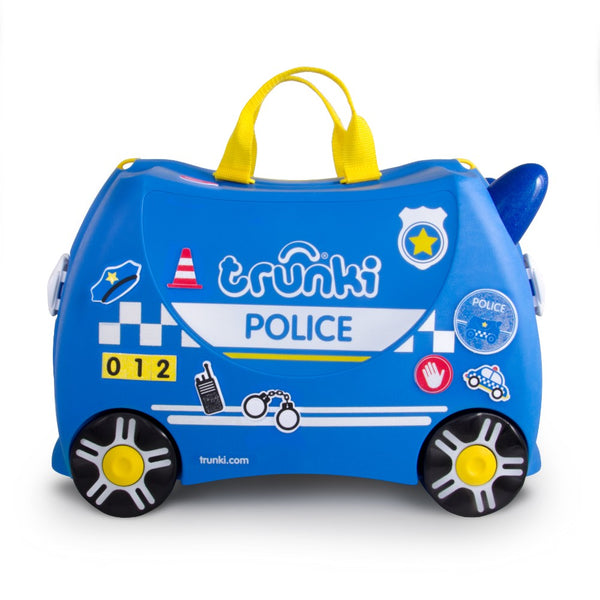 TRUNKI RIDE-ON LUGGAGE - PERCY POLICE CAR