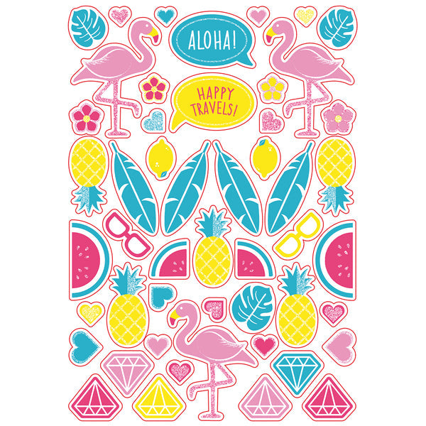 TRUNKI RIDE-ON LUGGAGE - FLOSSI THE FLAMINGO