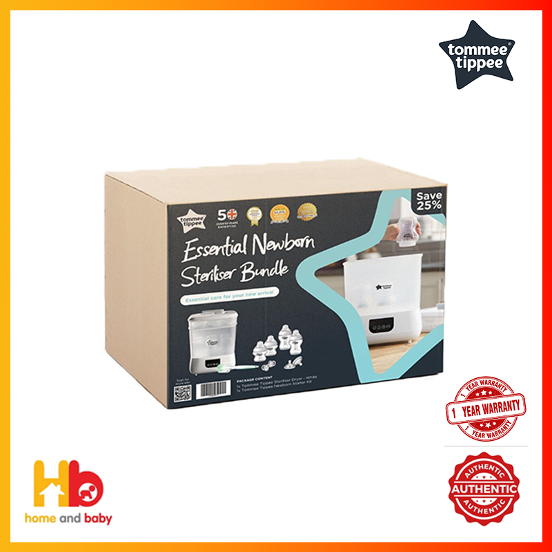 Tommee Tippee Essential Newborn Steriliser Bundle