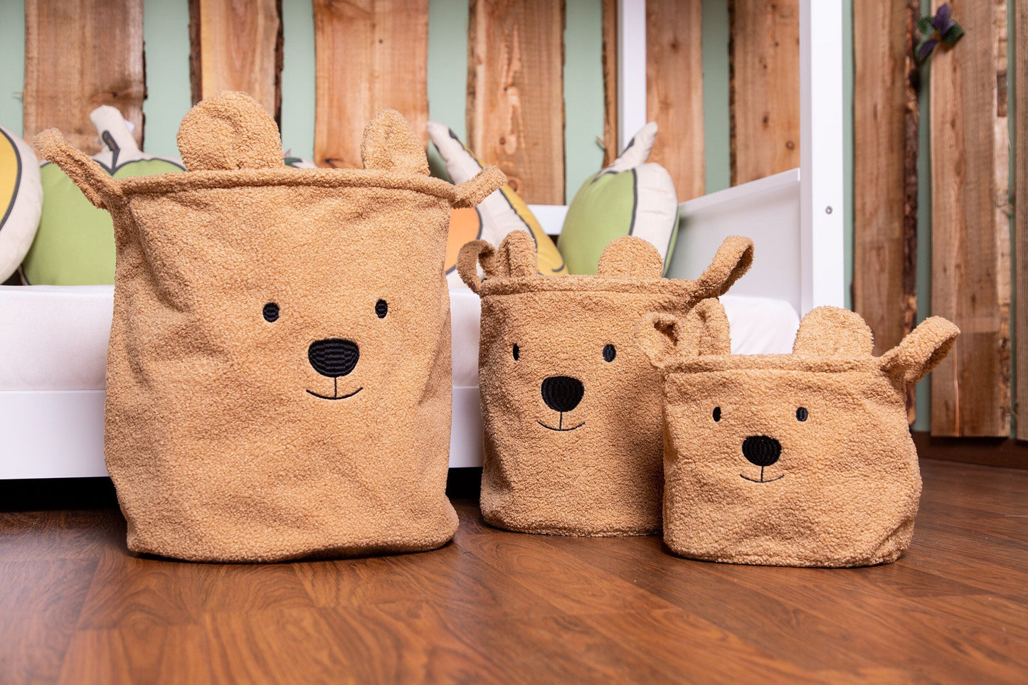 CHILDHOME TEDDY STORAGE BASKET - DIFFERNT SIZES AVAILABLE