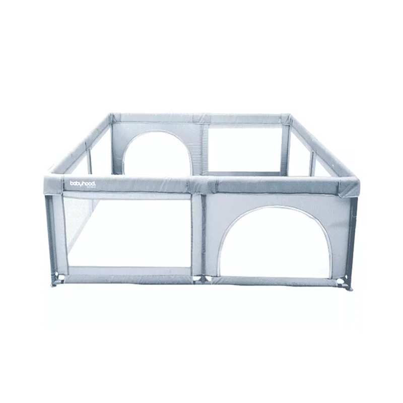 Babyhood Pop Up Play Pen Large - Light Grey