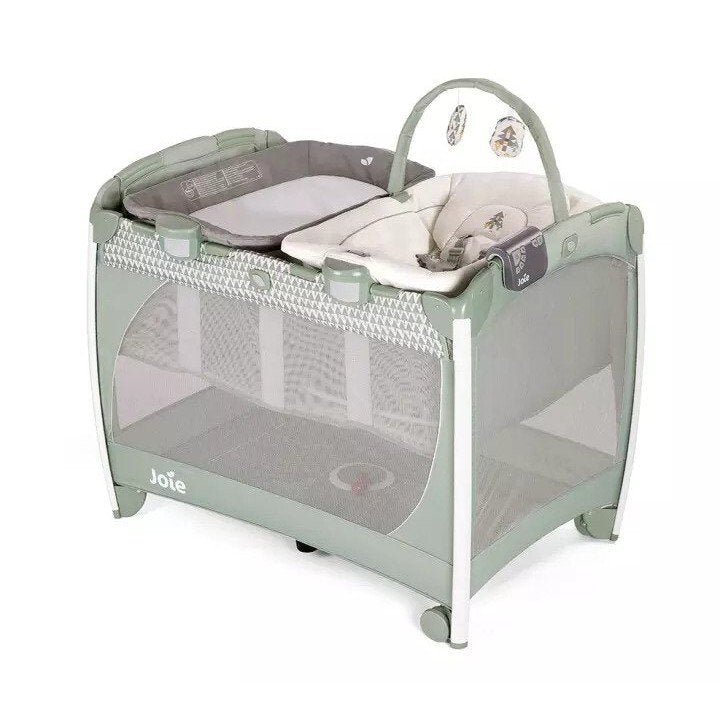 Joie Excursion Change & Bounce Travel Cot- LEO Color
