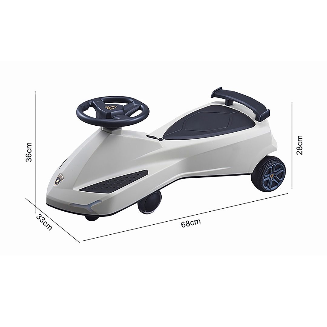 Lucky Baby Lamborghini Swing Car for Kids 3 Colours