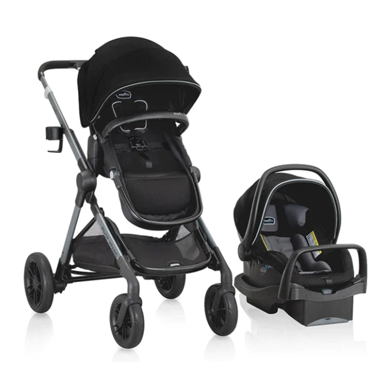 Evenflo Pivot Xpand™ Travel System w/ LiteMax Infant Car Seat - Ayrshire Black