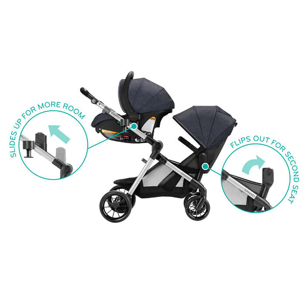 Evenflo Pivot Xpand™ Modular Travel System w/ SafeMax Infant Car Seat