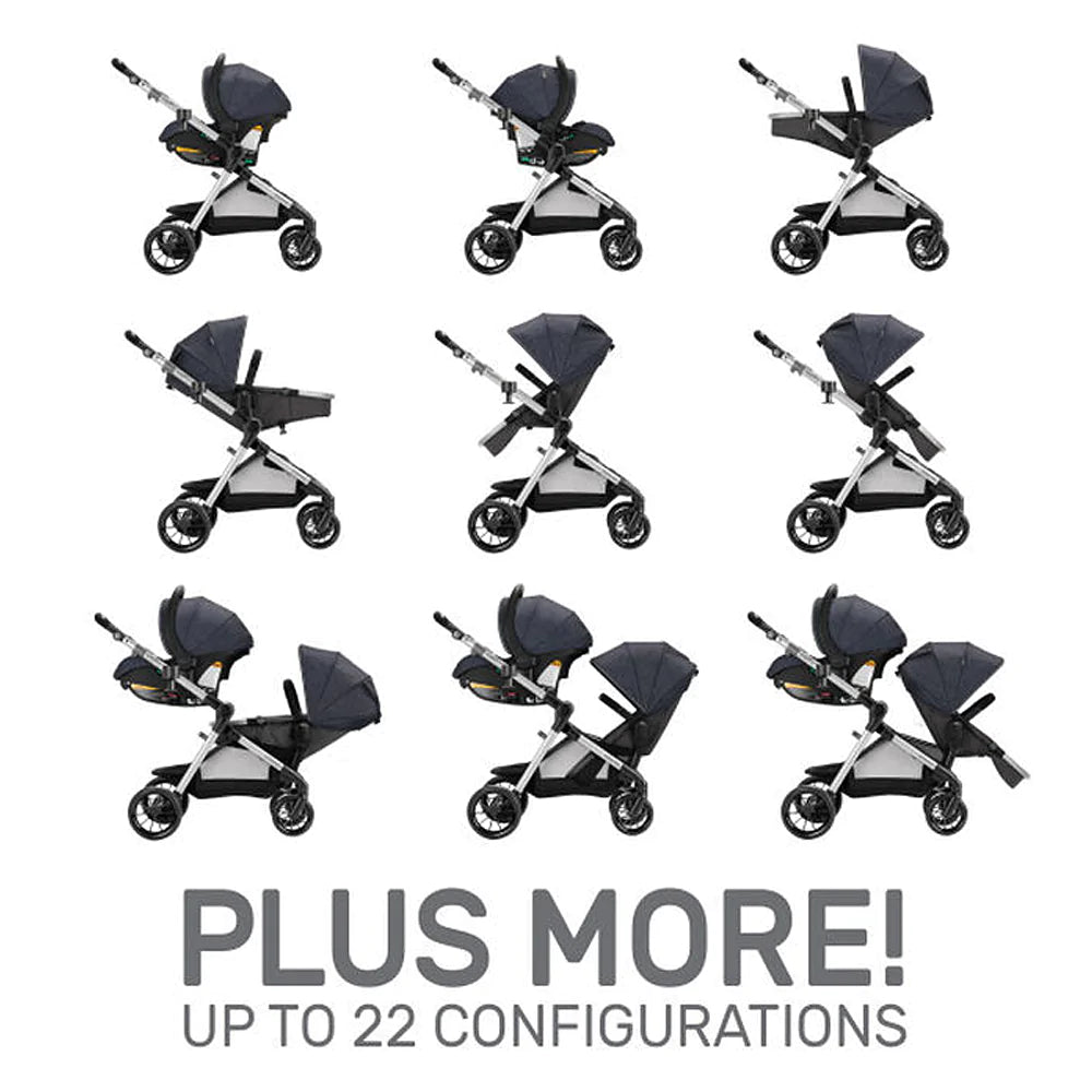 Evenflo Pivot Xpand™ Modular Travel System w/ SafeMax Infant Car Seat