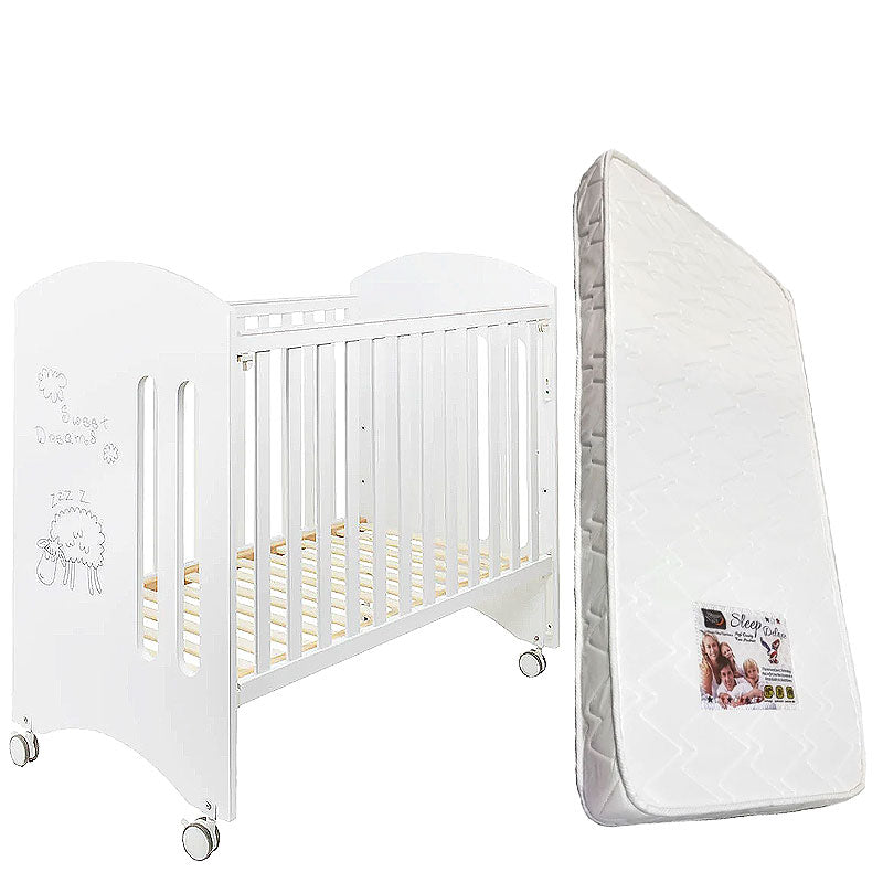 Happy Cot Happy Sheep 4-in-1 Convertible Baby Cot
