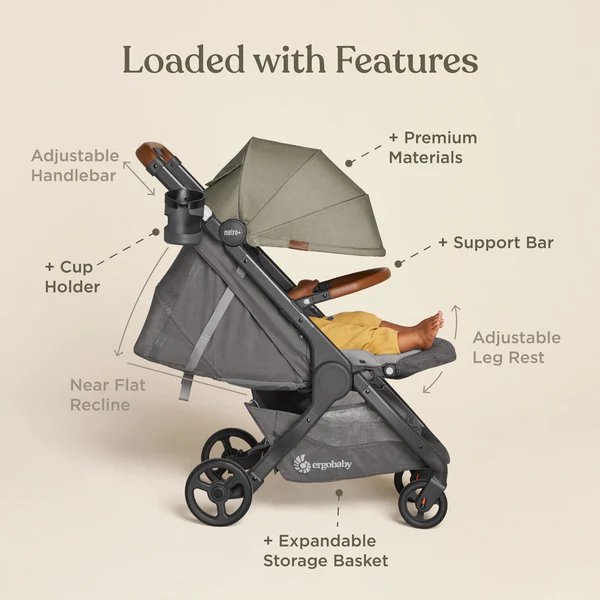 ERGOBABY METRO+ DELUXE COMPACT CITY STROLLER