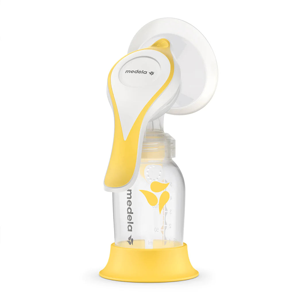 MEDELA Harmony Flex Manual Breast Pump | 2-Phase Expression, PersonalFit Flex Shields, Lightweight Portable
