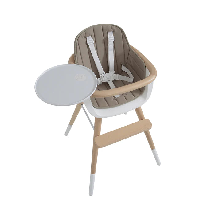 Micuna OVO High Chair One Plus - White/Anthracite Grey