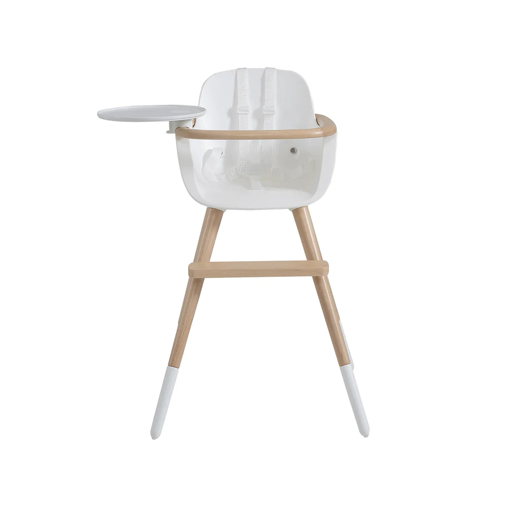 Micuna OVO High Chair One Plus - White/Anthracite Grey