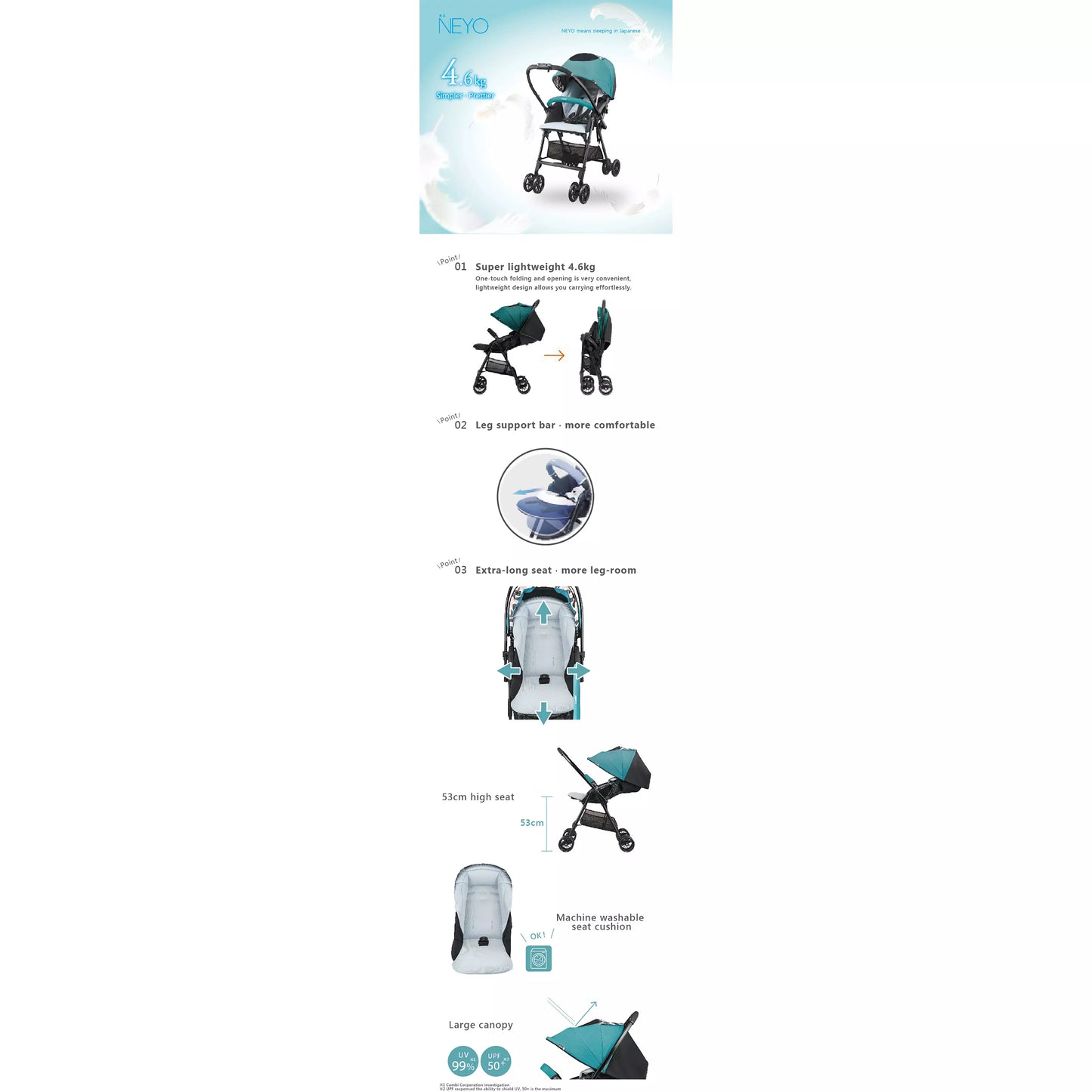 Combi NEYO Baby Stroller