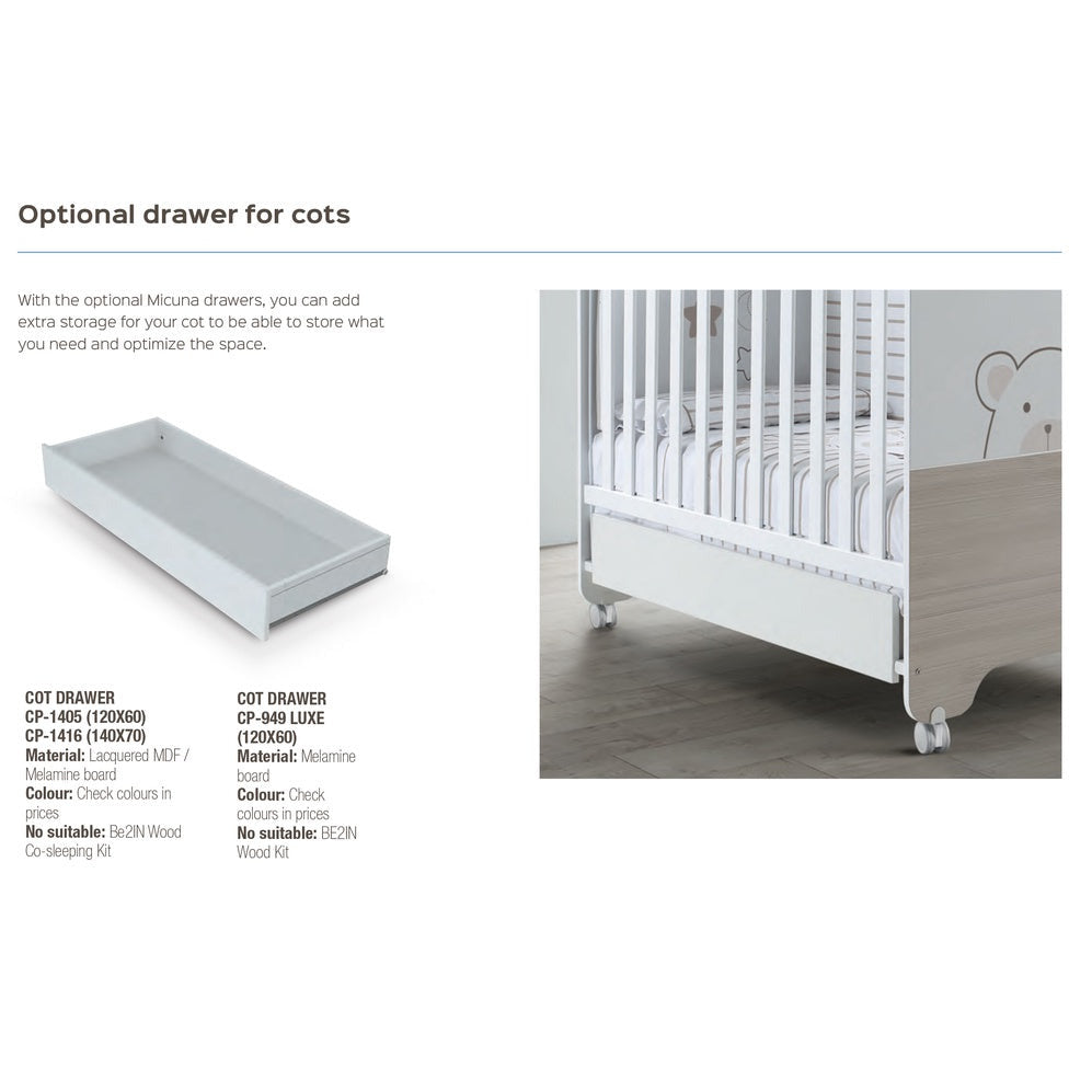 Micuna Under Cot Drawer - Basic/Novelty