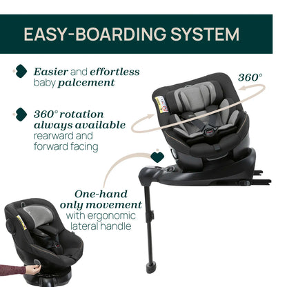 CHICCO - SEAT105 BABY CAR SEAT POSH BLACK