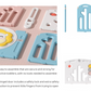 Lucky Baby Smart System Foldable Safety Play Yard - Lion